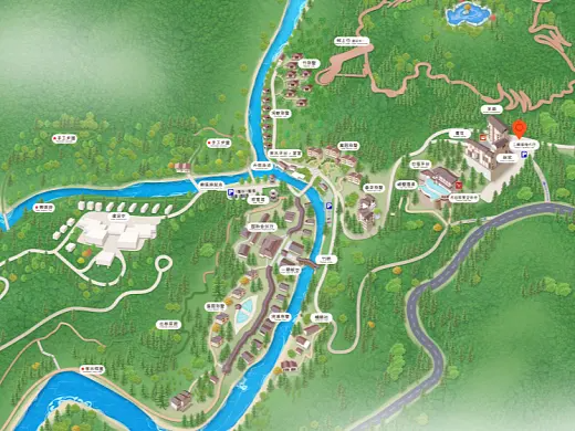 辰溪结合景区手绘地图智慧导览和720全景技术，可以让景区更加“动”起来，为游客提供更加身临其境的导览体验。